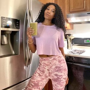 Fabletics Powerhold Leggings 7/8 Camouflage Print